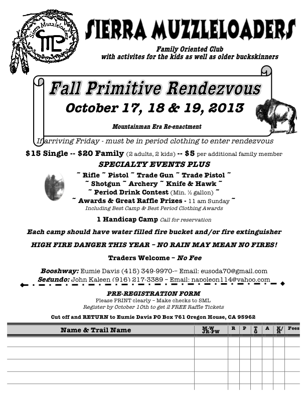 2014 Fall Flyer front
